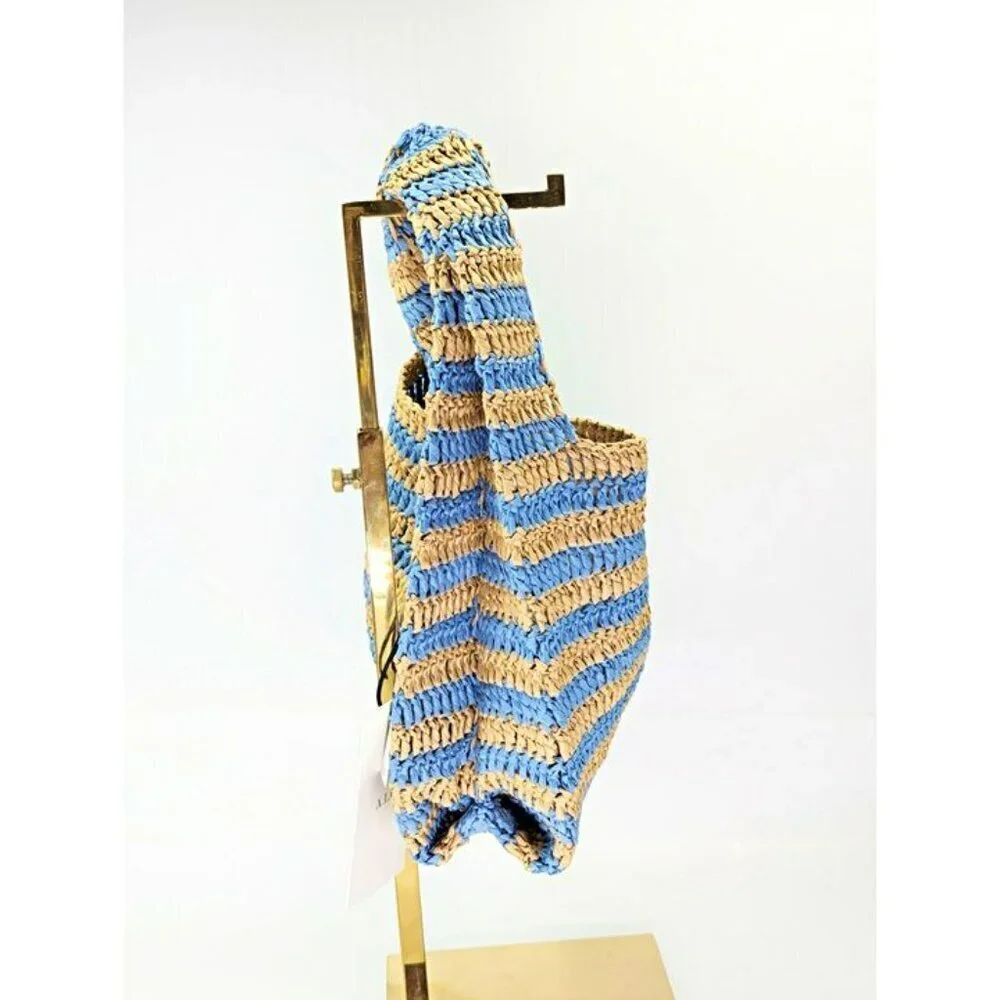 A.L.C. Parker Women's Striped Raffia Bag O/S (MSRP $295)